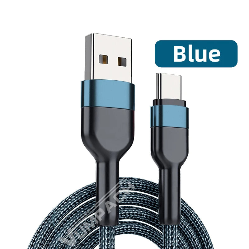 Fast USB-C Charging Cable – Type-C to Type-C Data Cord for Samsung, Xiaomi, Vivo, Huawei & iPhone 15/16