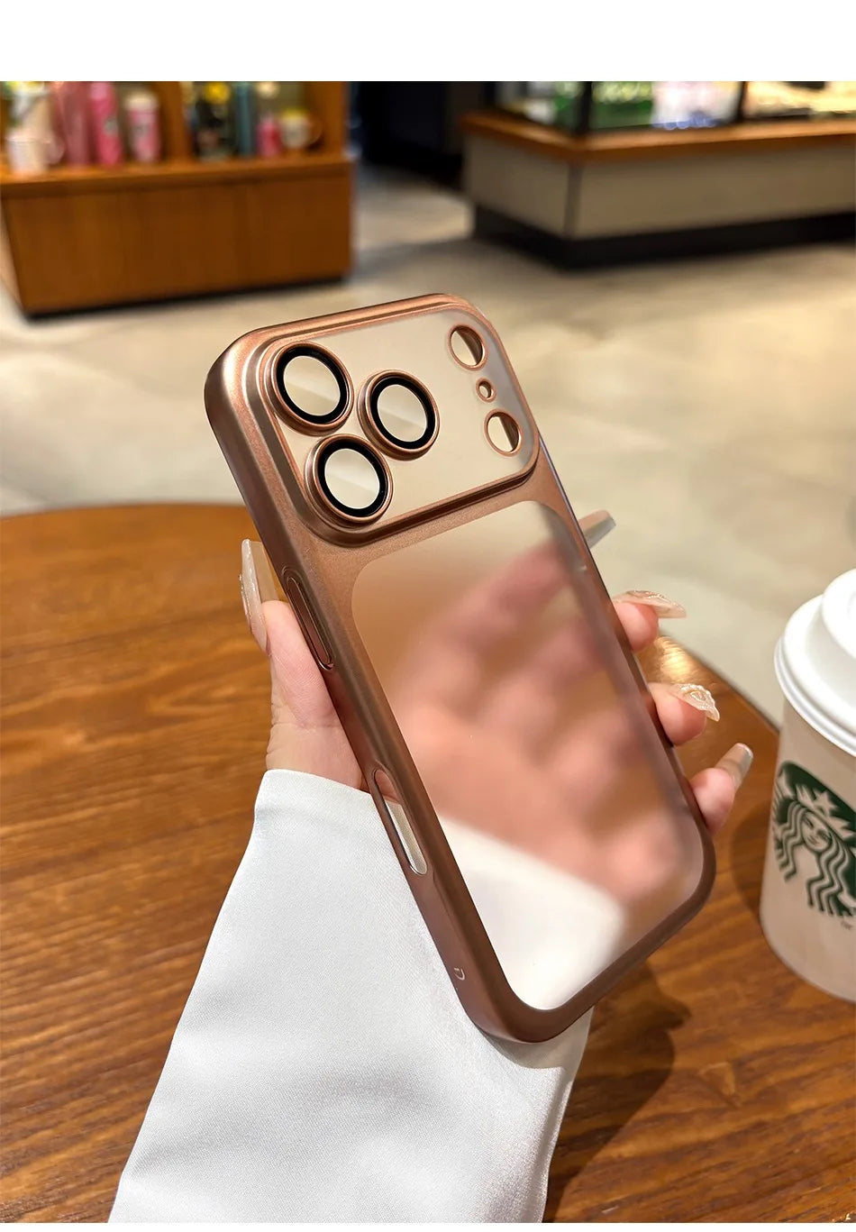 Plating Matte Hard PC iPhone 17 Case – Ultra Slim Business Cover with Camera Protection (Pro / Pro Max / Air)