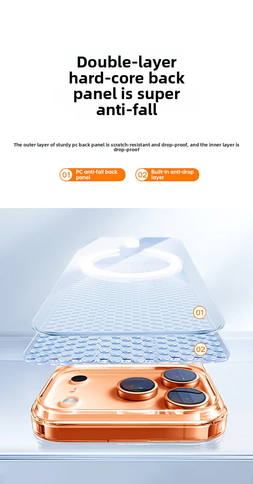 DIVI Magnetic Case for iPhone 17 Pro Max Slim Thin Wireless Charging Magnetic for Magsafe Case Clear Cover Anti-Yellowing