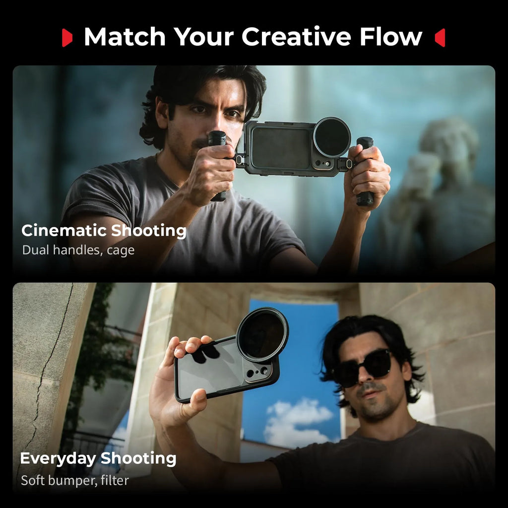 SmallRig iPhone 17 Pro / Pro Max Phone Cage – Professional Mobile Video Rig (Basic Edition)