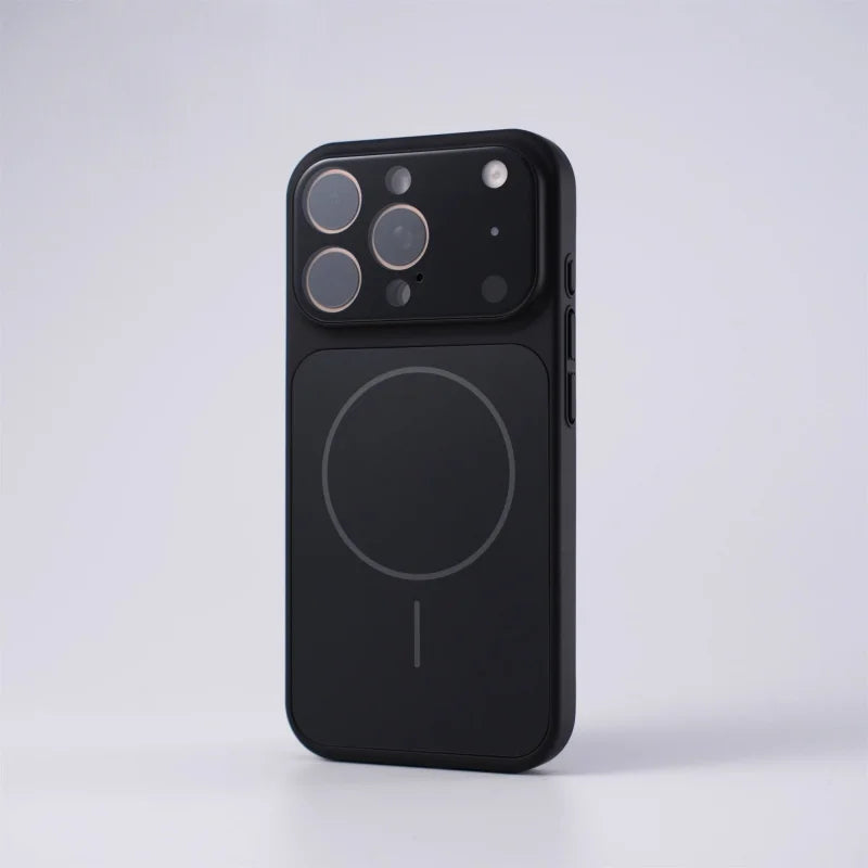 Luxury Glass Nano Lens armor Protect Case For iPhone 17 Air 16 15 14 13 Pro Max 17 Pro Original For Magsafe Wireless Charge Capa