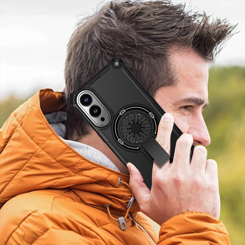 Armor Magnetic Case for Samsung Galaxy S25/S24 Ultra/Plus/FE & A56–A06 – Shockproof Wireless Charging Cover