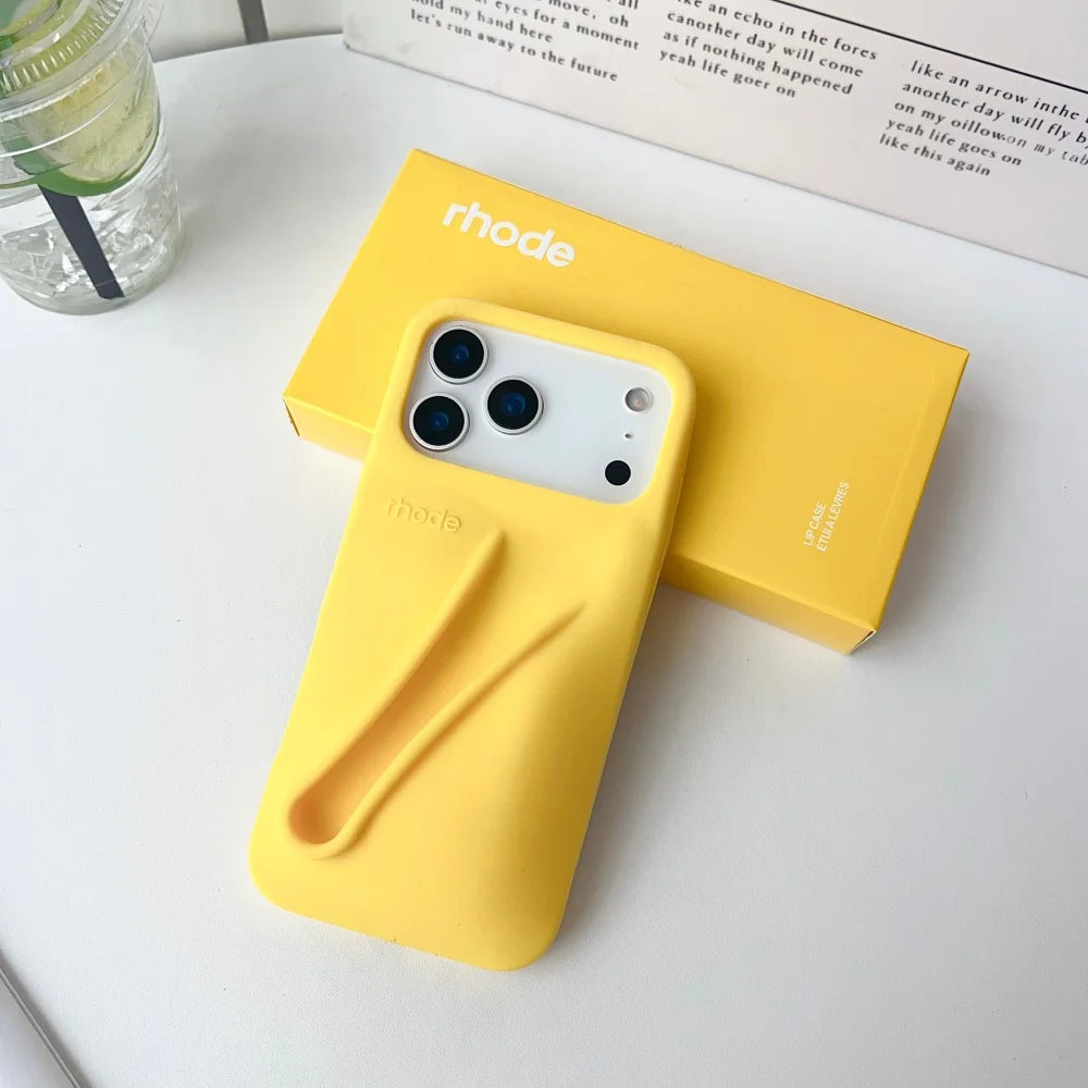 Lemontini Silicone iPhone Case – Fashion Colour Soft Protective Cover with Box (11–17 Series, Air / Pro / Pro Max / Plus)