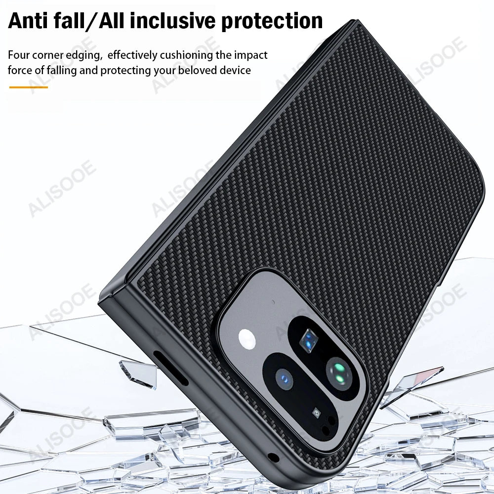 Luxury PU-Leather Capa for Google Pixel 9 Pro Fold Case Full Protective Phone Cover for Pixel 9 Pro Fold Shockproof Funda