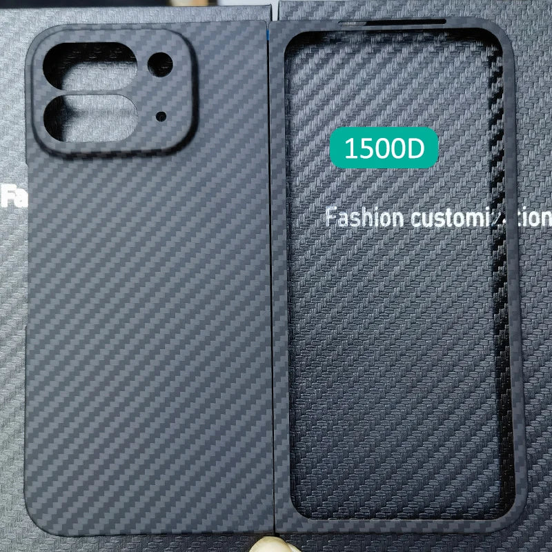 Genuine Real Carbon Fabric Fiber Aramid Case For Google Pixel 9 10 Pro Fold Super Ultra Thin Ultrathin Light Shell