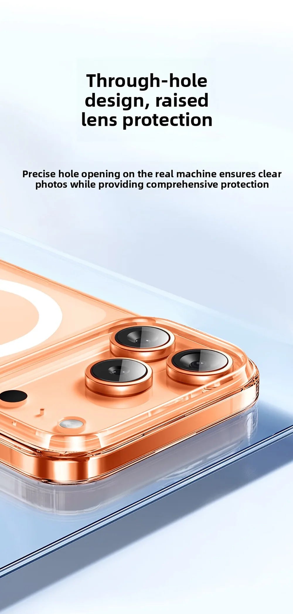 DIVI Magnetic Case for iPhone 17 Pro Max Slim Thin Wireless Charging Magnetic for Magsafe Case Clear Cover Anti-Yellowing