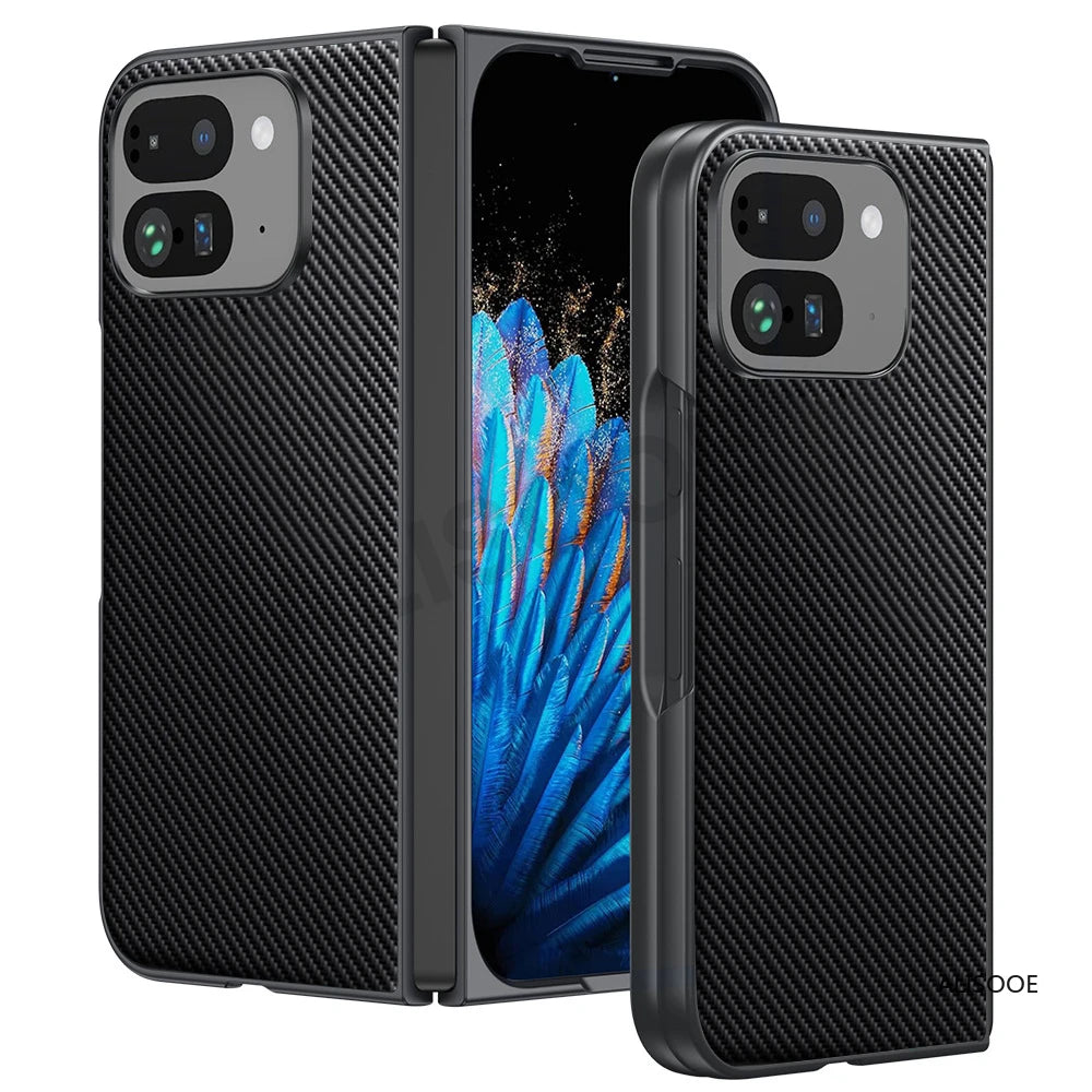 Luxury PU-Leather Capa for Google Pixel 9 Pro Fold Case Full Protective Phone Cover for Pixel 9 Pro Fold Shockproof Funda