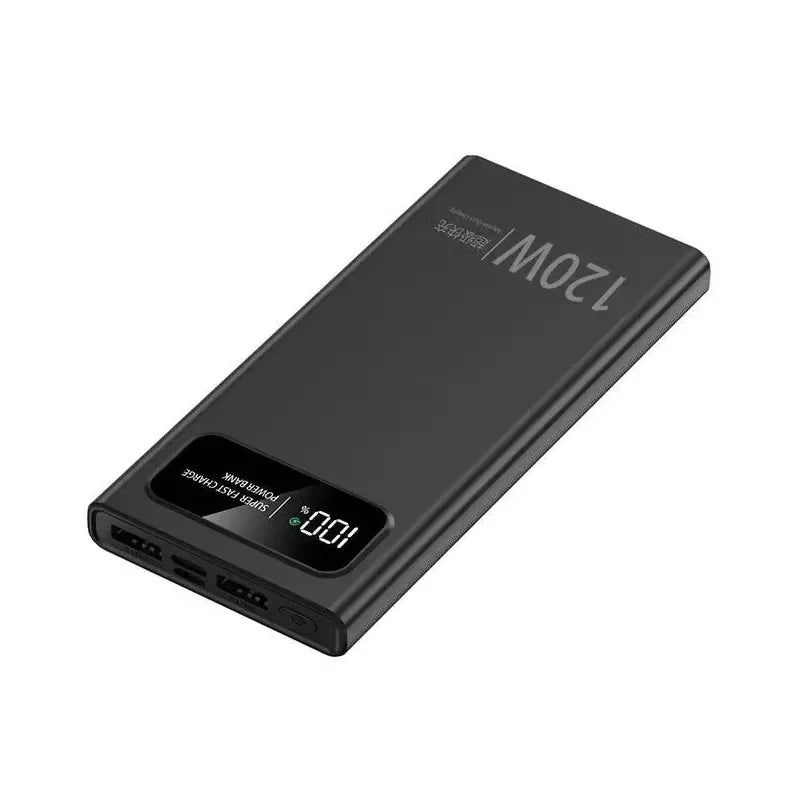 120W 20000mAh Portable Power Bank – Super Fast Charging High Capacity Mobile Charger for iPhone, Samsung, Huawei, Xiaomi