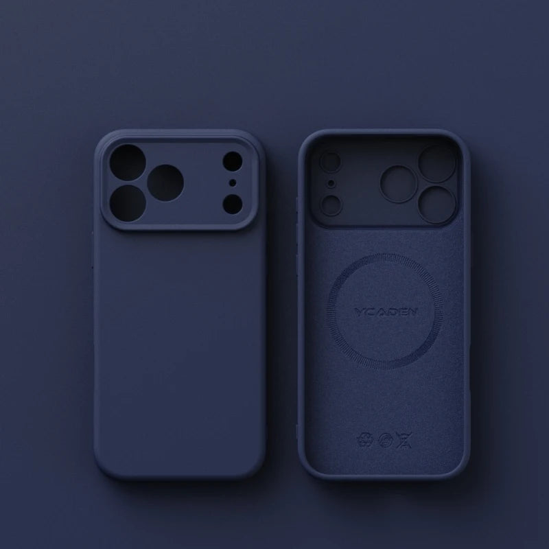 Matte Liquid Silicone Magnetic iPhone 17 Case – MagSafe Wireless Charging Candy Bumper (17 / Pro / Pro Max / Air)