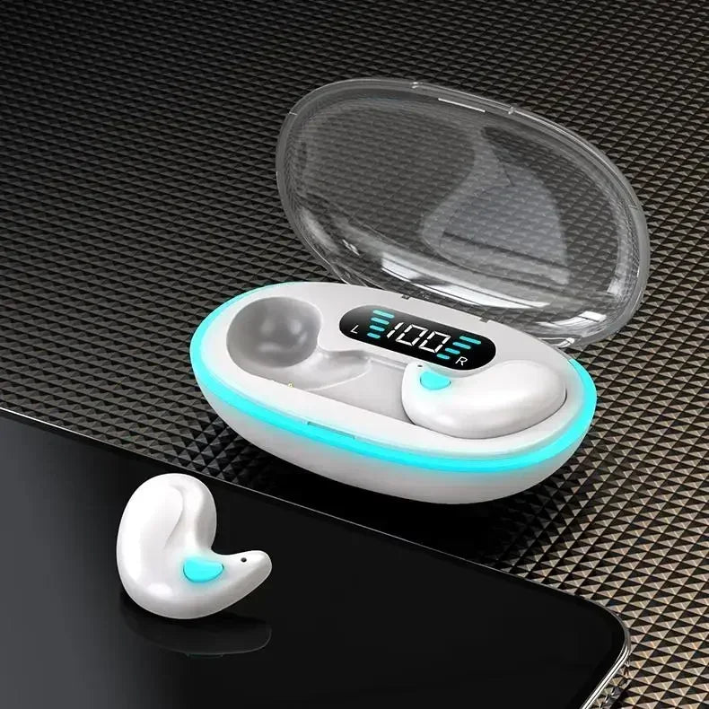 NEW X55 Wireless Sleep Earbuds – Invisible Bluetooth 5.3 Noise Reduction Earphones, Comfortable Sleeping Headset with Mic for Sports, Travel & Relaxation