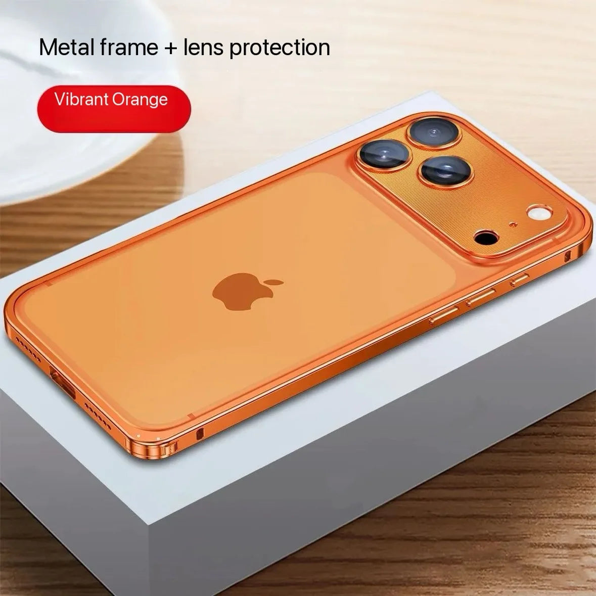 Hybrid Silicone Frame Aluminum Metal Phone Case For iPhone 17 16 15 Pro Max  15 Plus 15Pro 16Pro 17Pro 15 16 Better Heat Bumper
