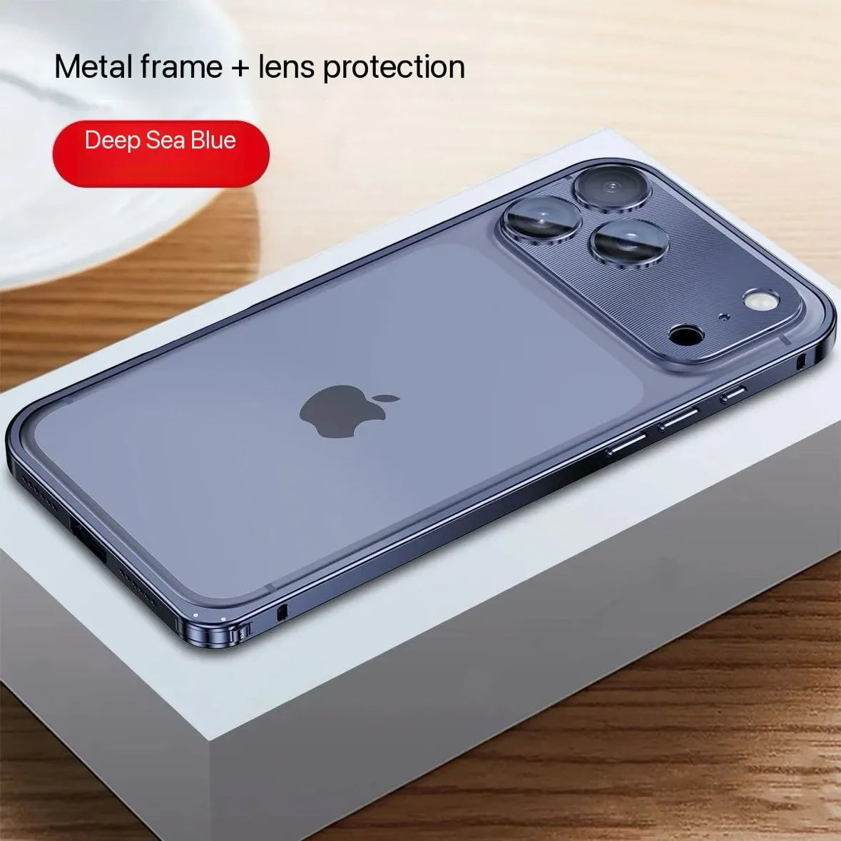 Hybrid Silicone Frame Aluminum Metal Phone Case For iPhone 17 16 15 Pro Max  15 Plus 15Pro 16Pro 17Pro 15 16 Better Heat Bumper