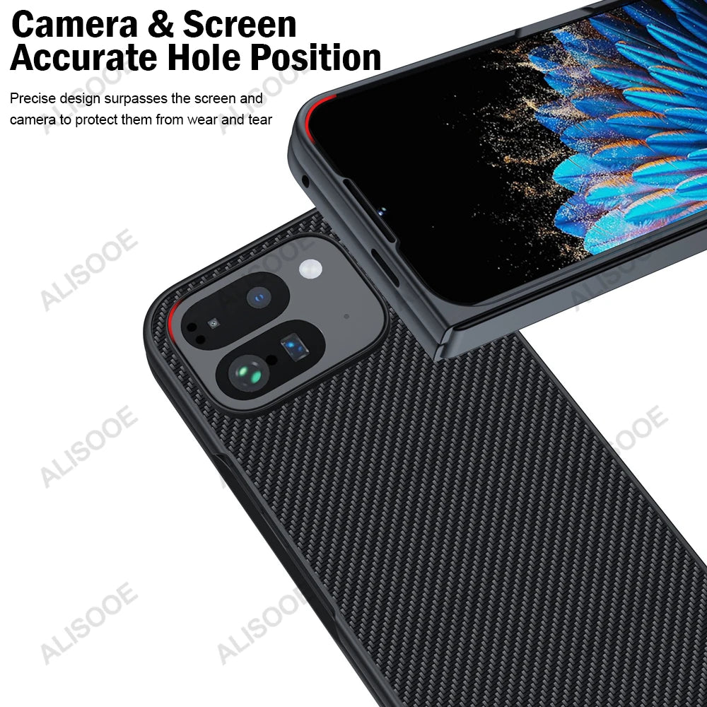 Luxury PU-Leather Capa for Google Pixel 9 Pro Fold Case Full Protective Phone Cover for Pixel 9 Pro Fold Shockproof Funda