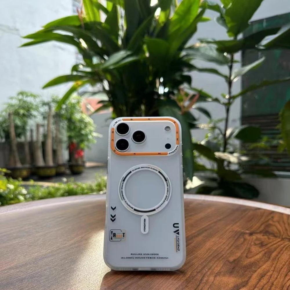 MagSafe Matte Case for iPhone 17 Pro Max – Frosted Back &amp; Metal Camera Frame