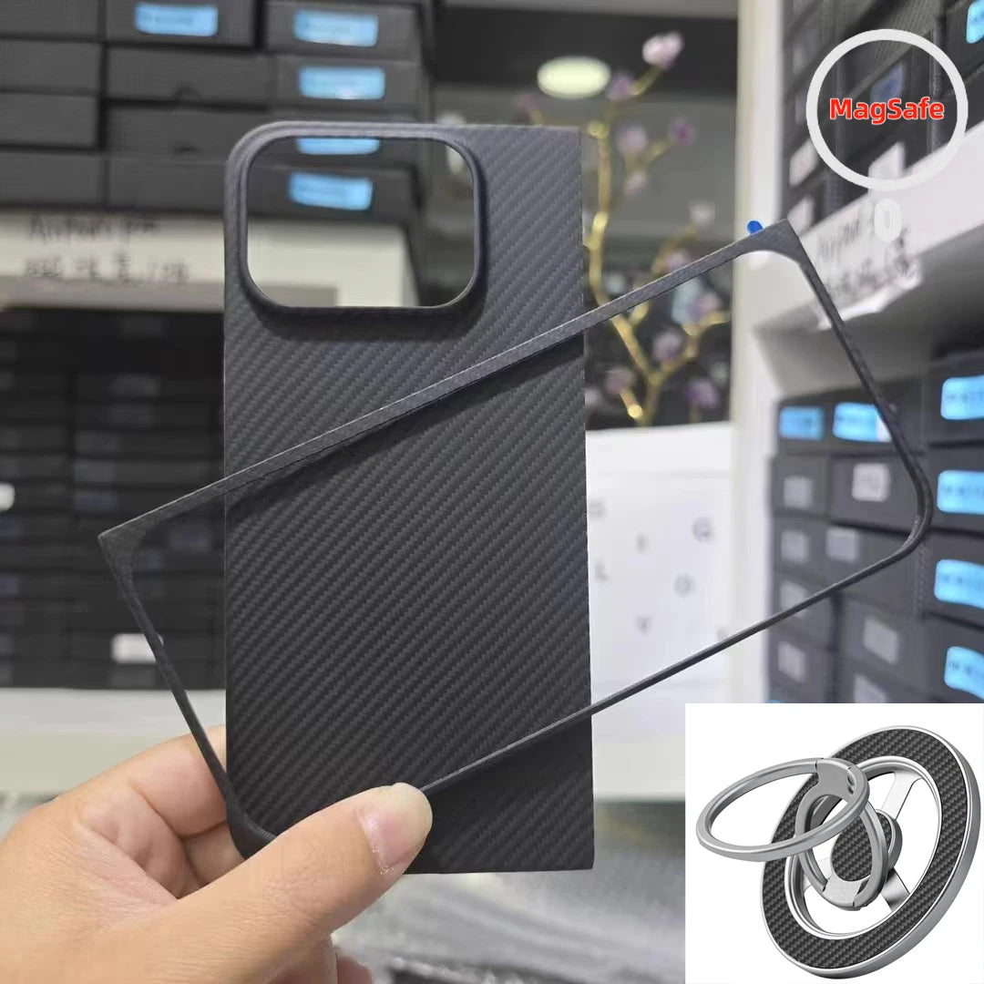 For google pixel 9 pro fold case aramid kevlar Carbon Fiber magsafe ultra thin premium fabric cover hard black matte magnetic