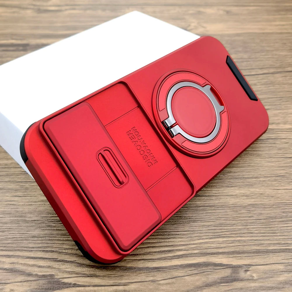 Luxury Shockproof Armor Case for Google Pixel 10/9/7 Pro XL & 9A – Full Protective Cover with Stand Holder