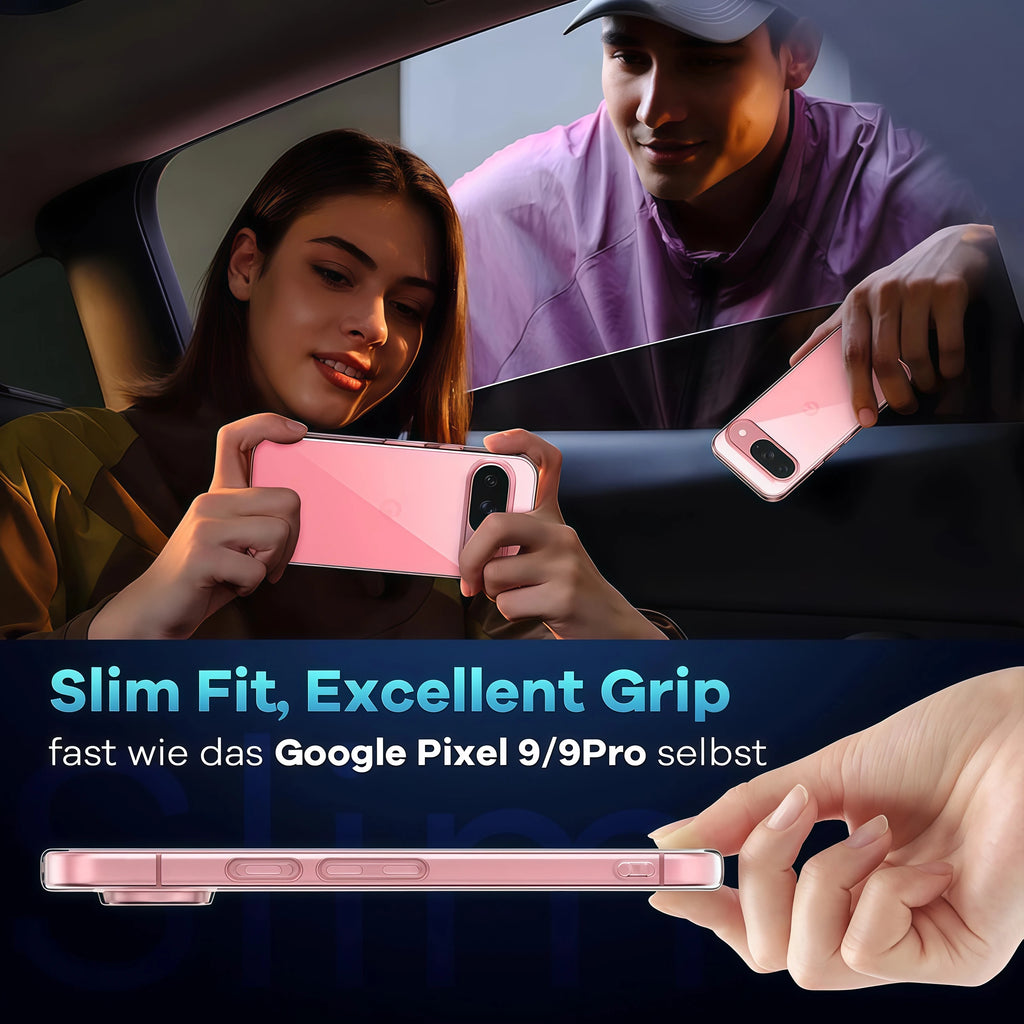 Ultra-Thin Transparent Silicone Case for Google Pixel 10/9 Pro XL/9a/8a/8/7a/7/6a/6 Pro – Soft Clear Back Cover