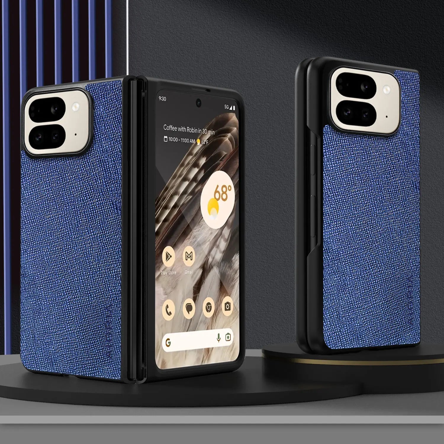 Case for Google Pixel 9 10 Pro Fold  Around The Edge Protection Perfect High Quality PU Leather