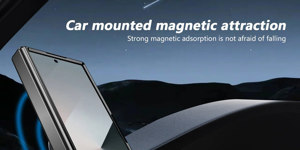 MagSafe Magnetic Hinge Case for Samsung Galaxy Z Fold 7/6/5/4 – Protective Folding Cover with Screen Glass