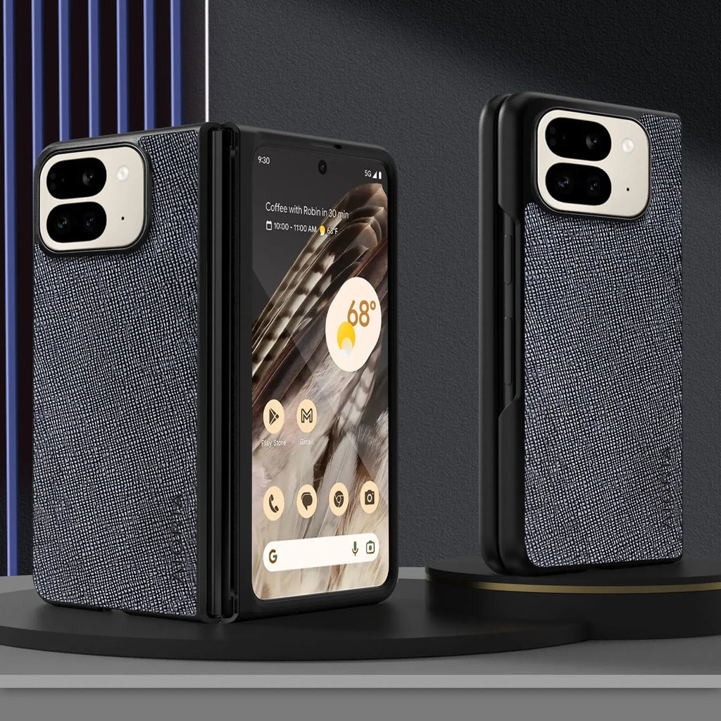 Case for Google Pixel 9 10 Pro Fold  Around The Edge Protection Perfect High Quality PU Leather