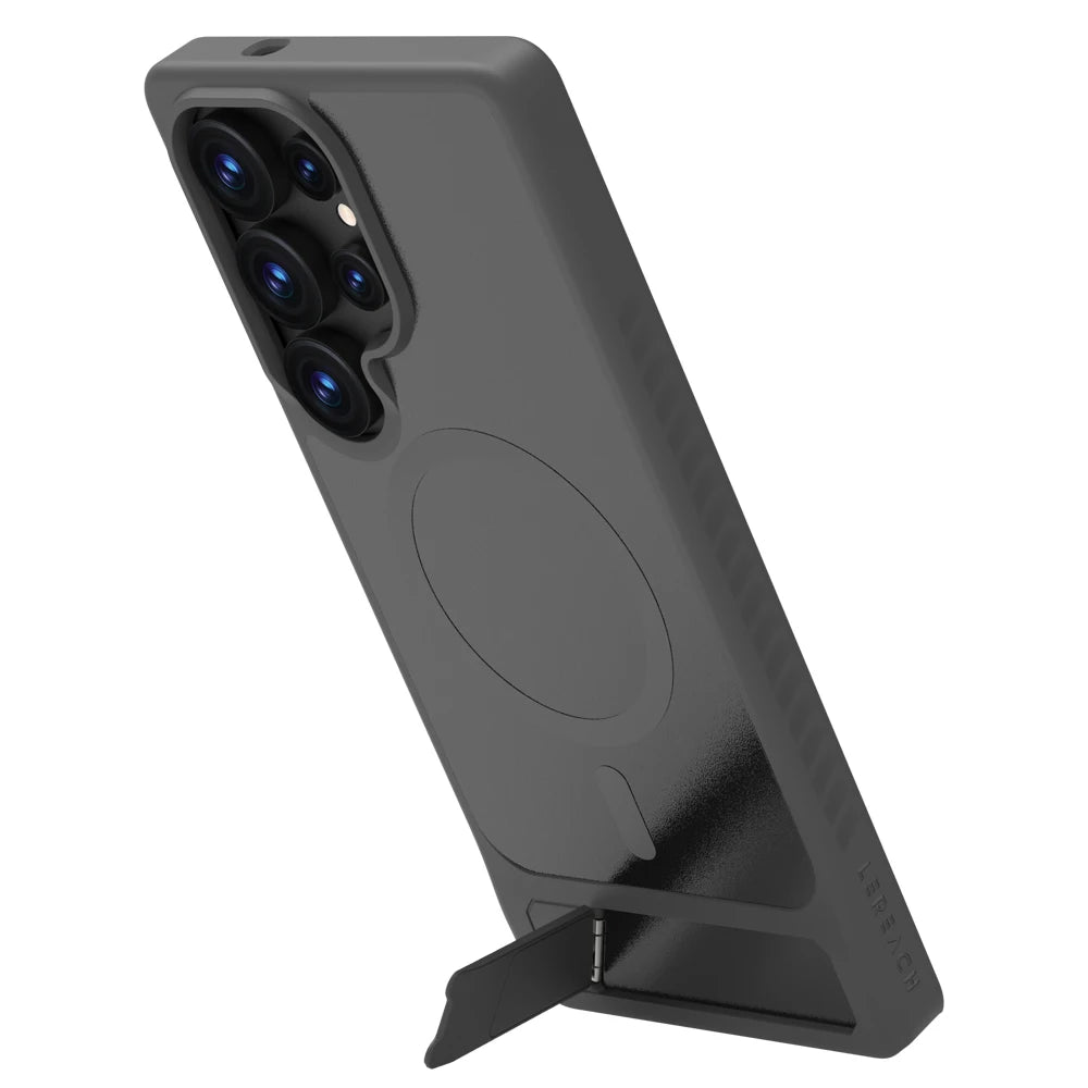 Lereach Magnetic Stand Case for Samsung Galaxy S25/S24 Series – Shockproof Drop Protection with Adjustable Kickstand