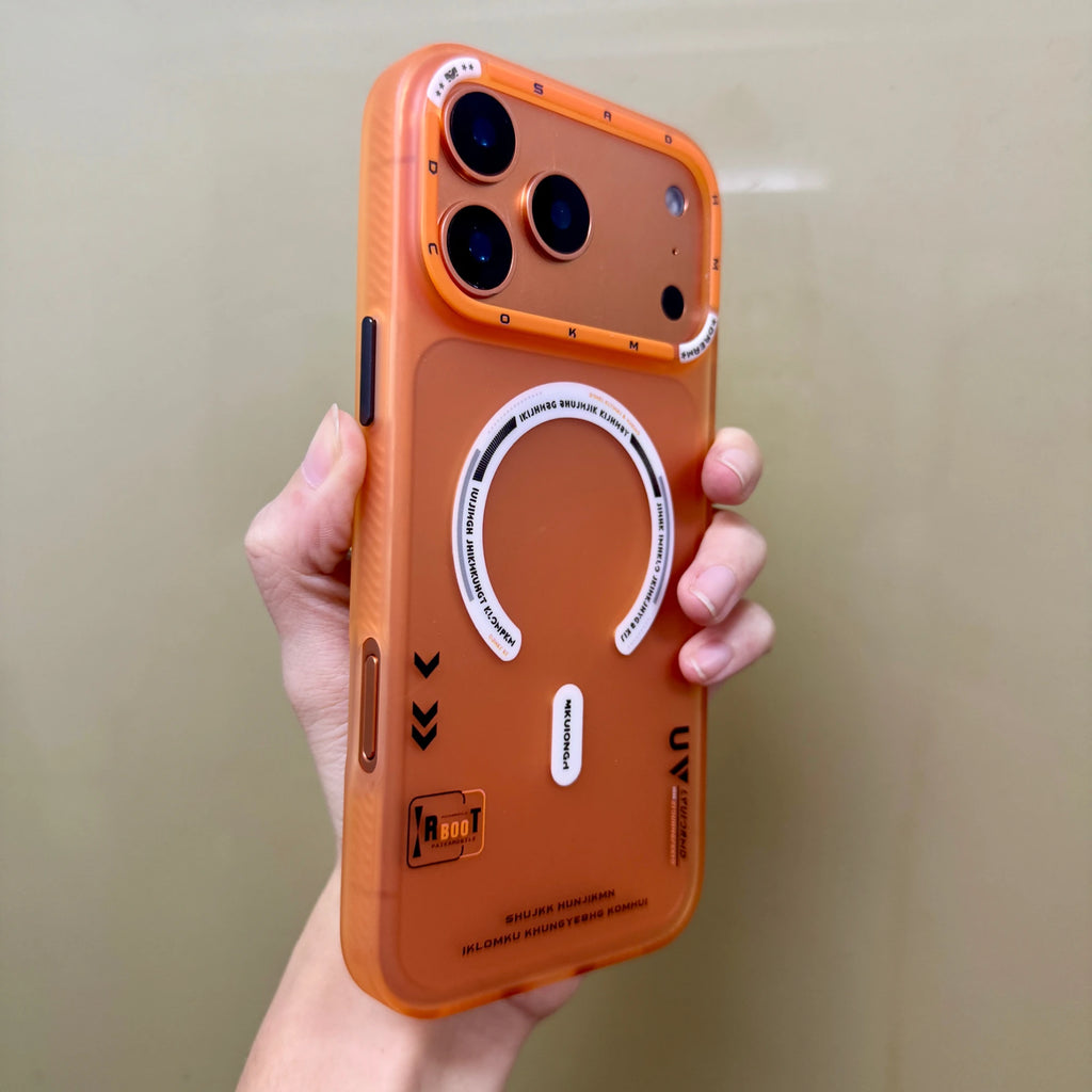 MagSafe Matte Case for iPhone 17 Pro Max – Frosted Back &amp; Metal Camera Frame