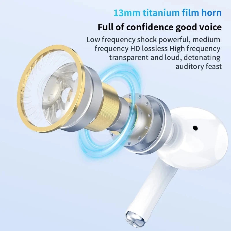 Original Air Pro Bluetooth 5.3 Earbuds – Wireless Earphones Gaming Headset with Mic for iPhone, Apple, Xiaomi & Android Phones