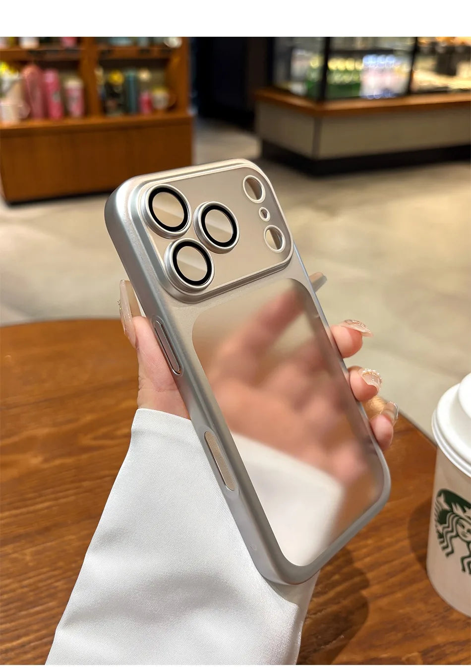 Plating Matte Hard PC iPhone 17 Case – Ultra Slim Business Cover with Camera Protection (Pro / Pro Max / Air)