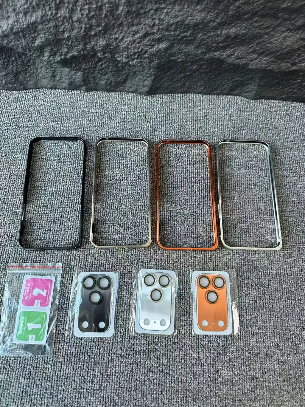 Hybrid Silicone Frame Aluminum Metal Phone Case For iPhone 17 16 15 Pro Max  15 Plus 15Pro 16Pro 17Pro 15 16 Better Heat Bumper