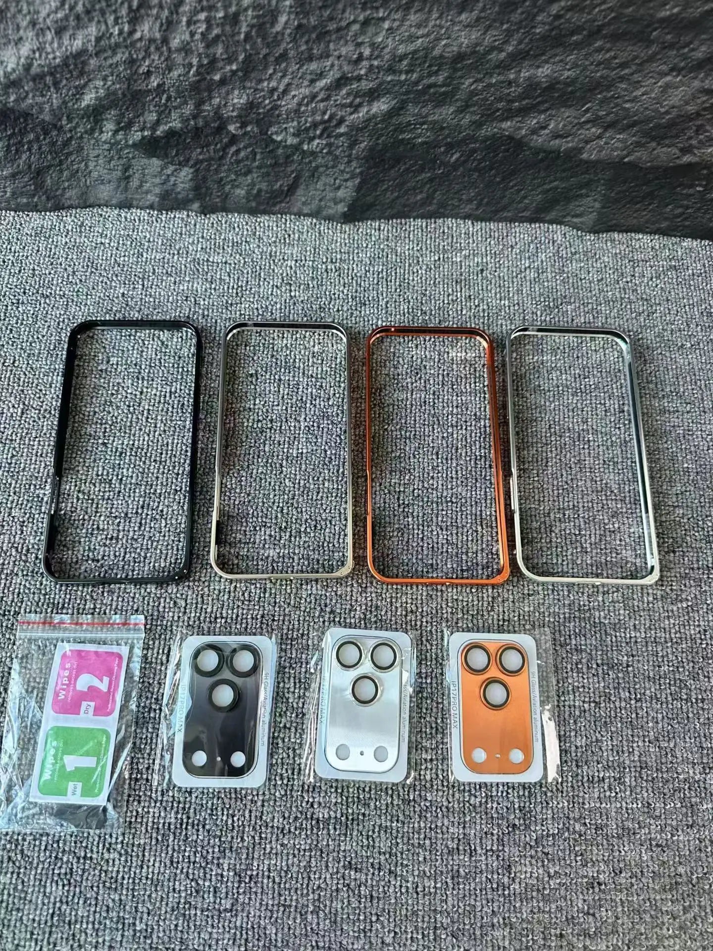 Hybrid Silicone Frame Aluminum Metal Phone Case For iPhone 17 16 15 Pro Max  15 Plus 15Pro 16Pro 17Pro 15 16 Better Heat Bumper