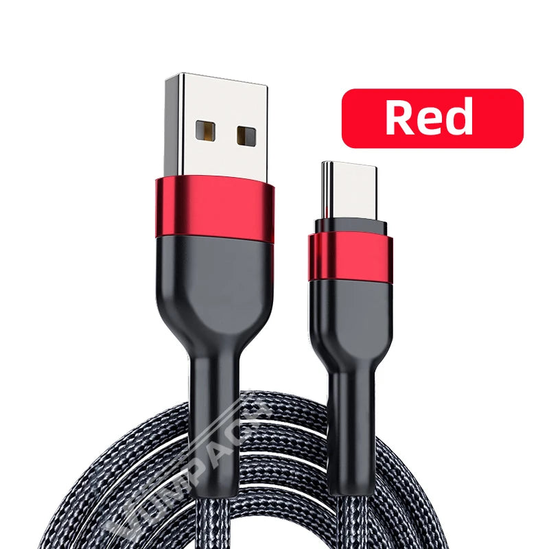 Fast USB-C Charging Cable – Type-C to Type-C Data Cord for Samsung, Xiaomi, Vivo, Huawei & iPhone 15/16