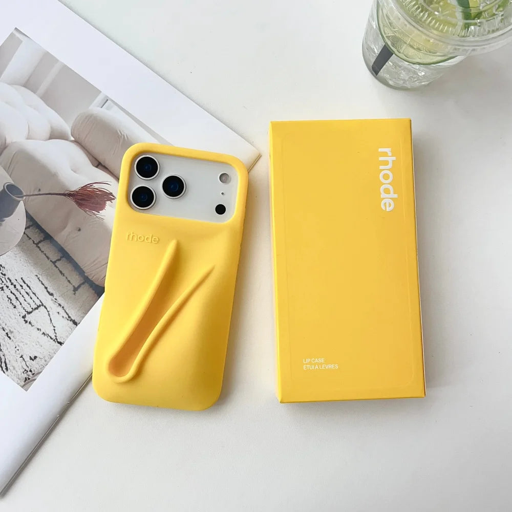 Lemontini Silicone iPhone Case – Fashion Colour Soft Protective Cover with Box (11–17 Series, Air / Pro / Pro Max / Plus)