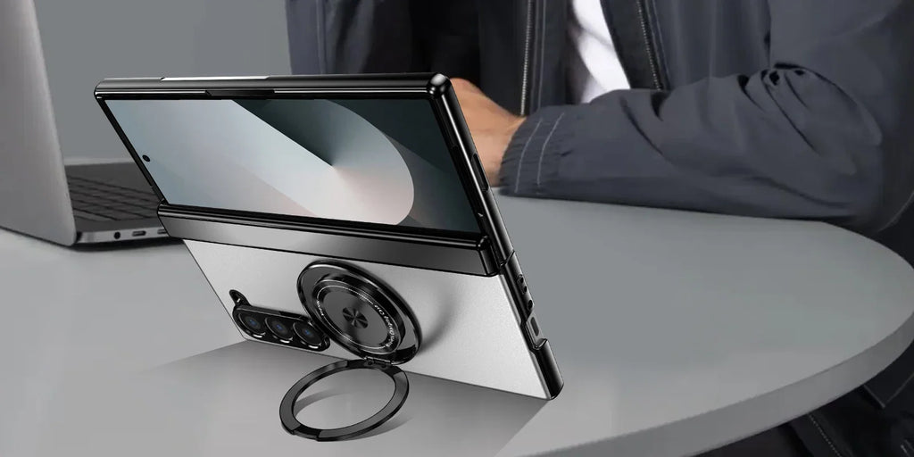 MagSafe Magnetic Hinge Case for Samsung Galaxy Z Fold 7/6/5/4 – Protective Folding Cover with Screen Glass