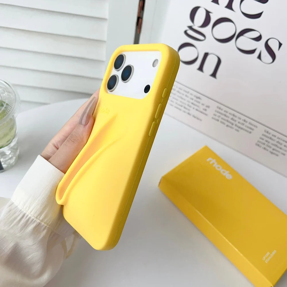 Lemontini Silicone iPhone Case – Fashion Colour Soft Protective Cover with Box (11–17 Series, Air / Pro / Pro Max / Plus)