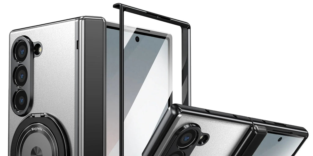MagSafe Magnetic Hinge Case for Samsung Galaxy Z Fold 7/6/5/4 – Protective Folding Cover with Screen Glass