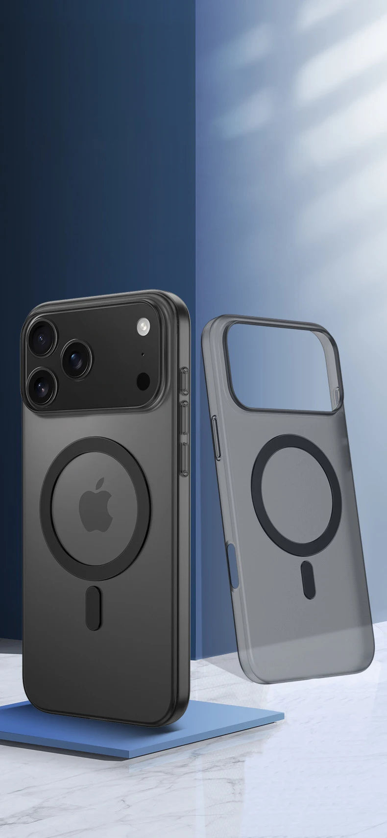 Luxury Matte Magnetic iPhone Case – Ultra Thin MagSafe Wireless Charging PC Cover (17 / Air / 16E / 15 / 14 / 13 / 12 / 11 Pro Max)