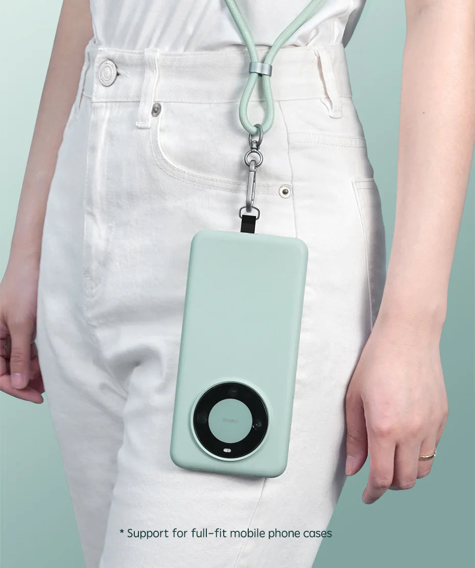 Hagibis Universal Phone Lanyard – 2-in-1 USB-C Charging Cable Strap (C-to-C / C-to-L) for iPhone 16/17 Pro Max & Most Phones