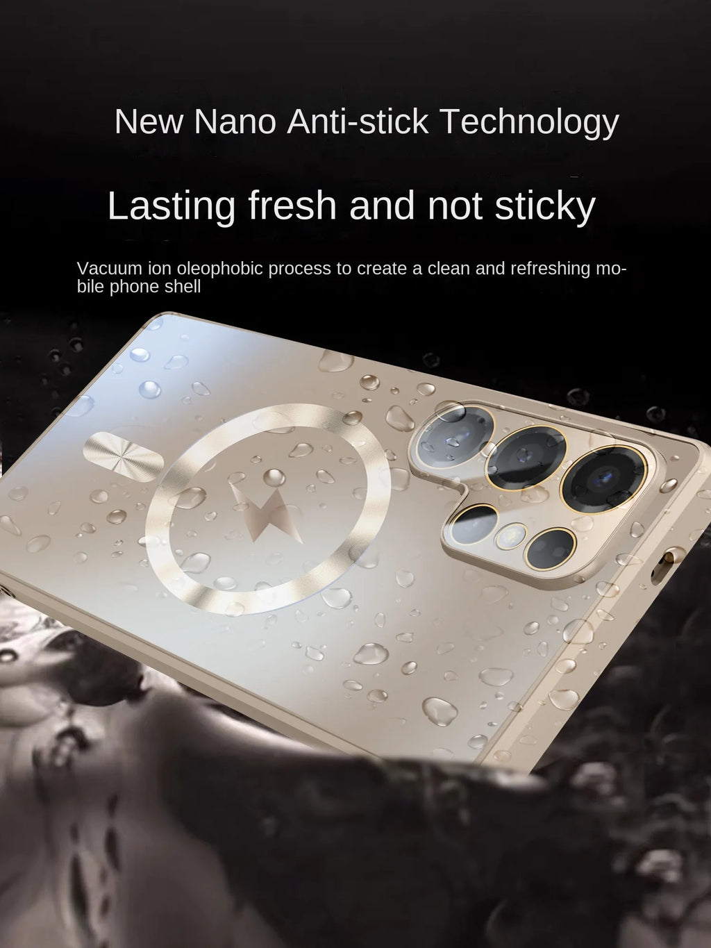 Ultra-Thin Matte Magnetic Case for Samsung Galaxy S25/S24/S23 Ultra & Plus – MagSafe Shockproof Cover with Glass Lens Protector