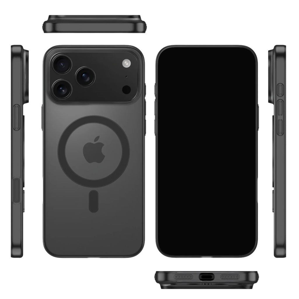 Luxury Matte Magnetic iPhone Case – Ultra Thin MagSafe Wireless Charging PC Cover (17 / Air / 16E / 15 / 14 / 13 / 12 / 11 Pro Max)