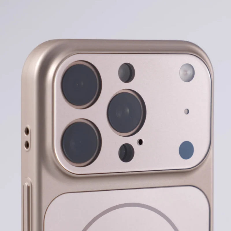 Luxury Glass Nano Lens armor Protect Case For iPhone 17 Air 16 15 14 13 Pro Max 17 Pro Original For Magsafe Wireless Charge Capa