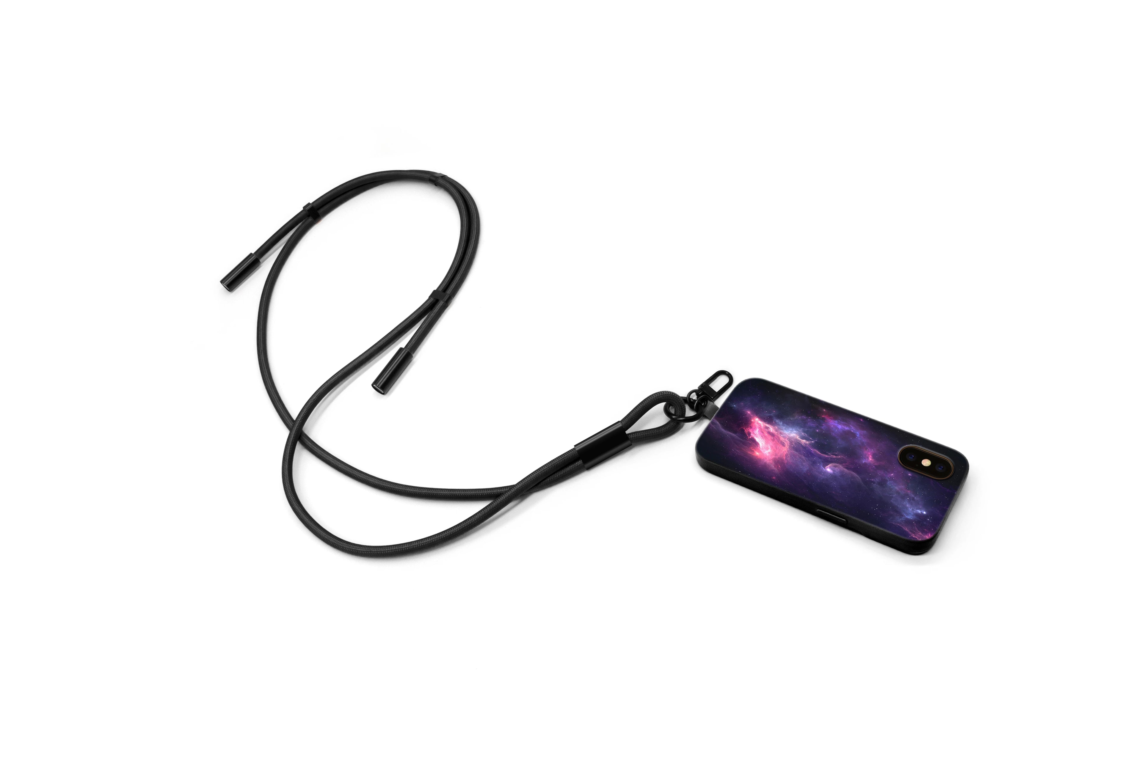 2-in-1 Phone Lanyard with Charging Cable – Detachable USB Data Neck Strap for iPhone & Android (Anti-Lost Design)