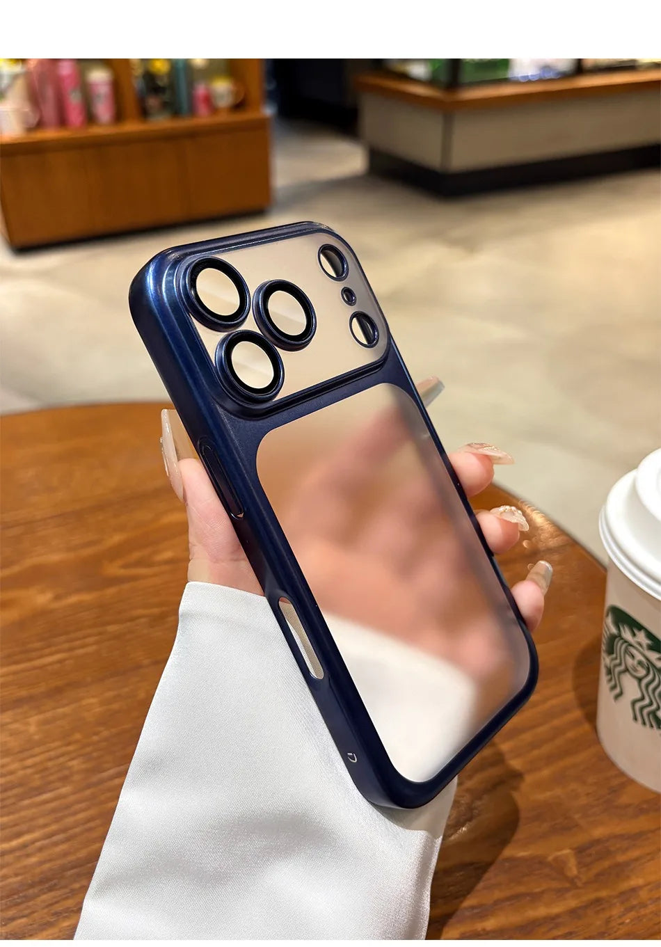 Plating Matte Hard PC iPhone 17 Case – Ultra Slim Business Cover with Camera Protection (Pro / Pro Max / Air)