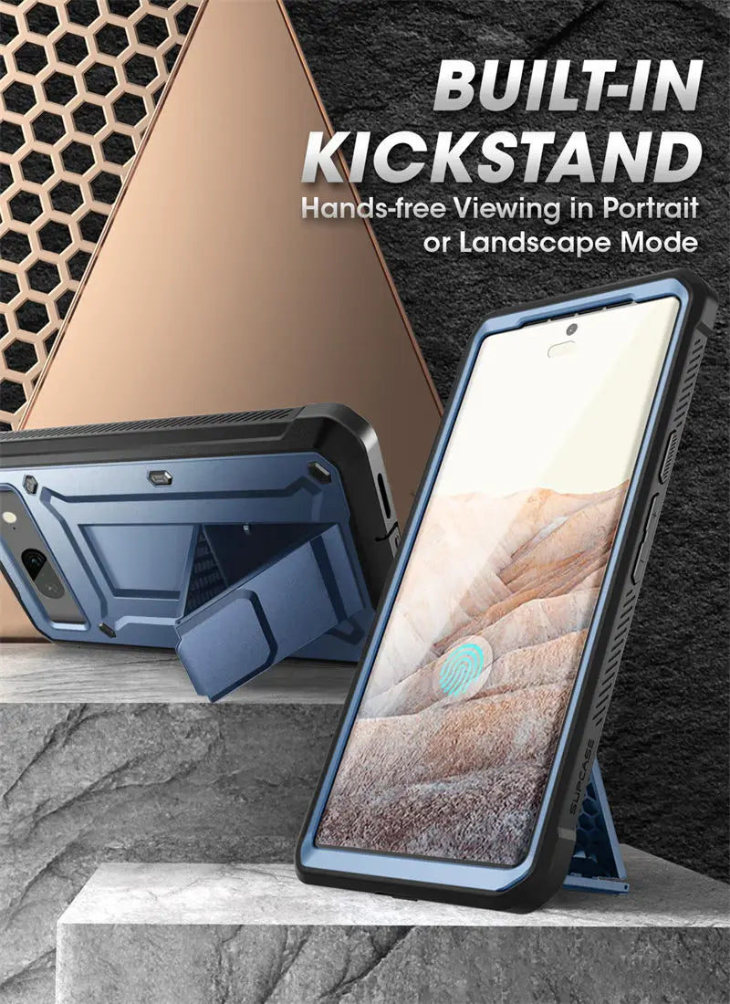 SUPCASE UB Pro Rugged Case for Google Pixel 7 (2022) – Full-Body Shockproof Cover with Kickstand, Holster & Screen Protector