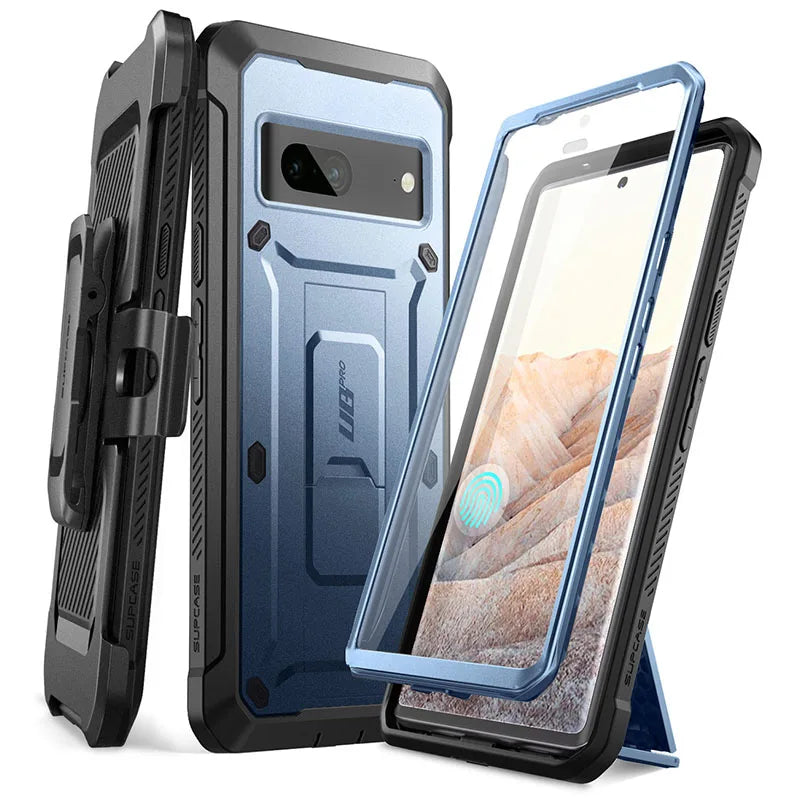 SUPCASE UB Pro Rugged Case for Google Pixel 7 (2022) – Full-Body Shockproof Cover with Kickstand, Holster & Screen Protector