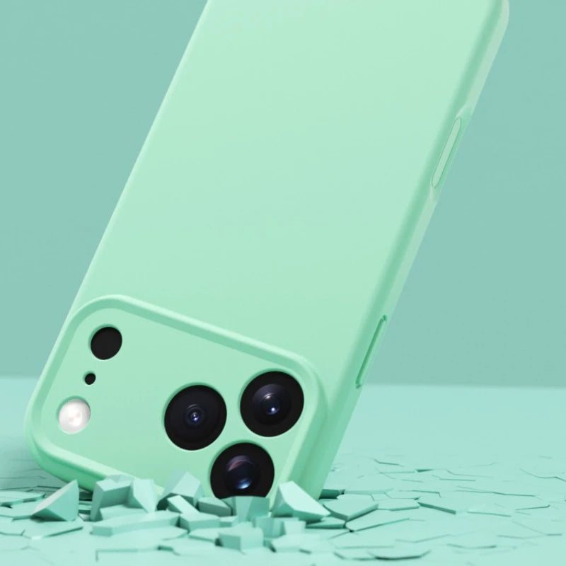 Matte Liquid Silicone Magnetic iPhone 17 Case – MagSafe Wireless Charging Candy Bumper (17 / Pro / Pro Max / Air)