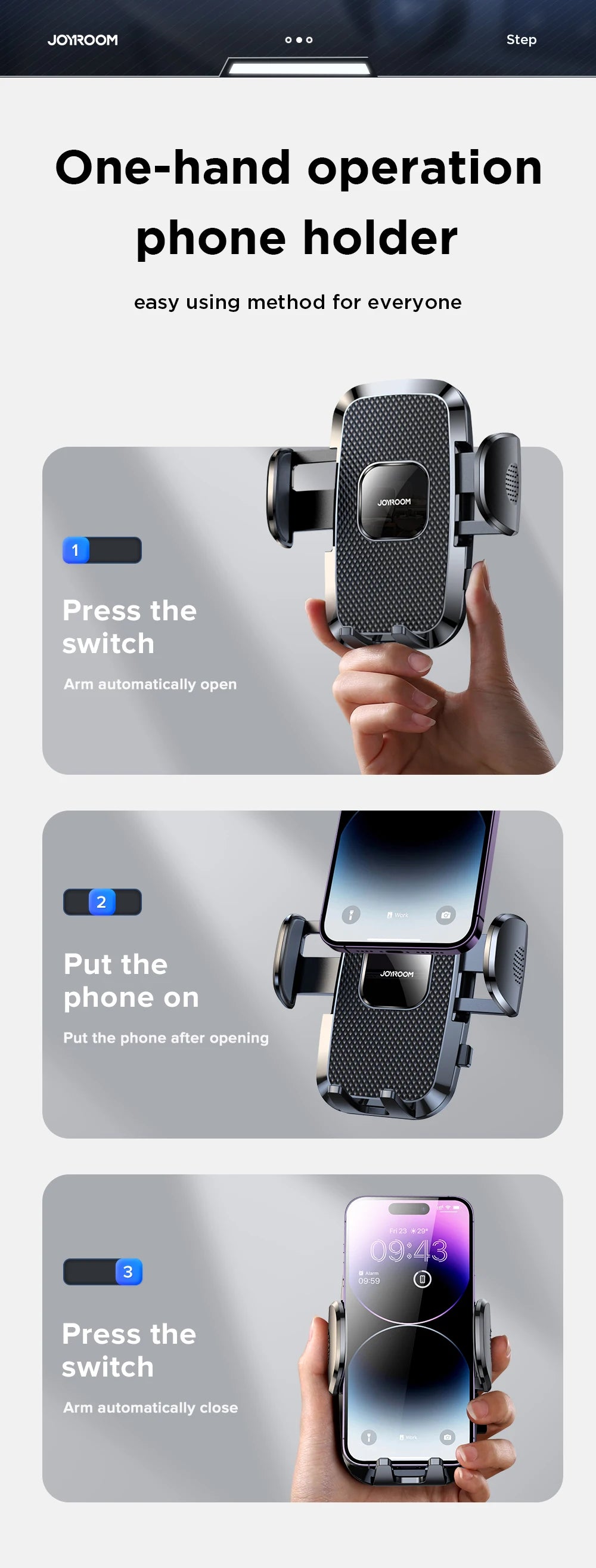 Dashboard Car Phone Holder – 360° Adjustable Mount with 9in Flexible Long Arm (Windshield & Air Vent Compatible)