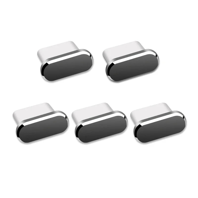 Metal USB-C Dust Plug – Charging Port Protector Cap for iPhone 15/16, Samsung Galaxy S25/S24, Xiaomi & More