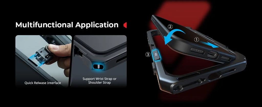 SmallRig iPhone 17 Pro / Pro Max Phone Cage – Professional Mobile Video Rig (Basic Edition)