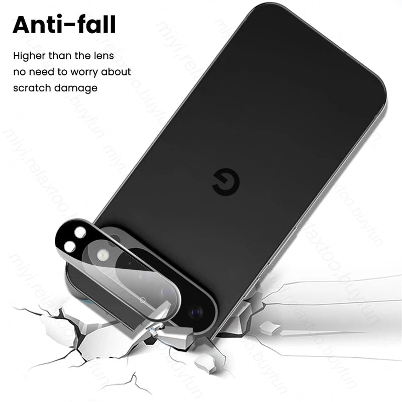 3-Pack 3D Curved Tempered Glass Camera Lens Protector for Google Pixel 9/9 Pro/9 Pro XL/9a & Pixel 10/10 Pro XL – Full Coverage