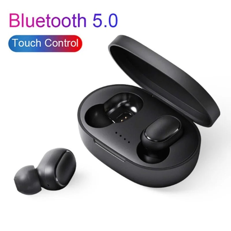 Original A6S TWS Wireless Earbuds – Bluetooth In-Ear Headphones with Mic, Stereo Sound & Sport Design for iPhone, Xiaomi, Huawei